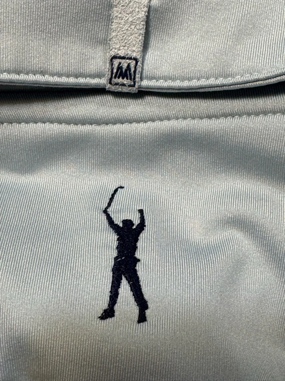 Mizzen+Main Phil Mickelson Light Blue Performance Stretch Golf Polo Shirt XL
